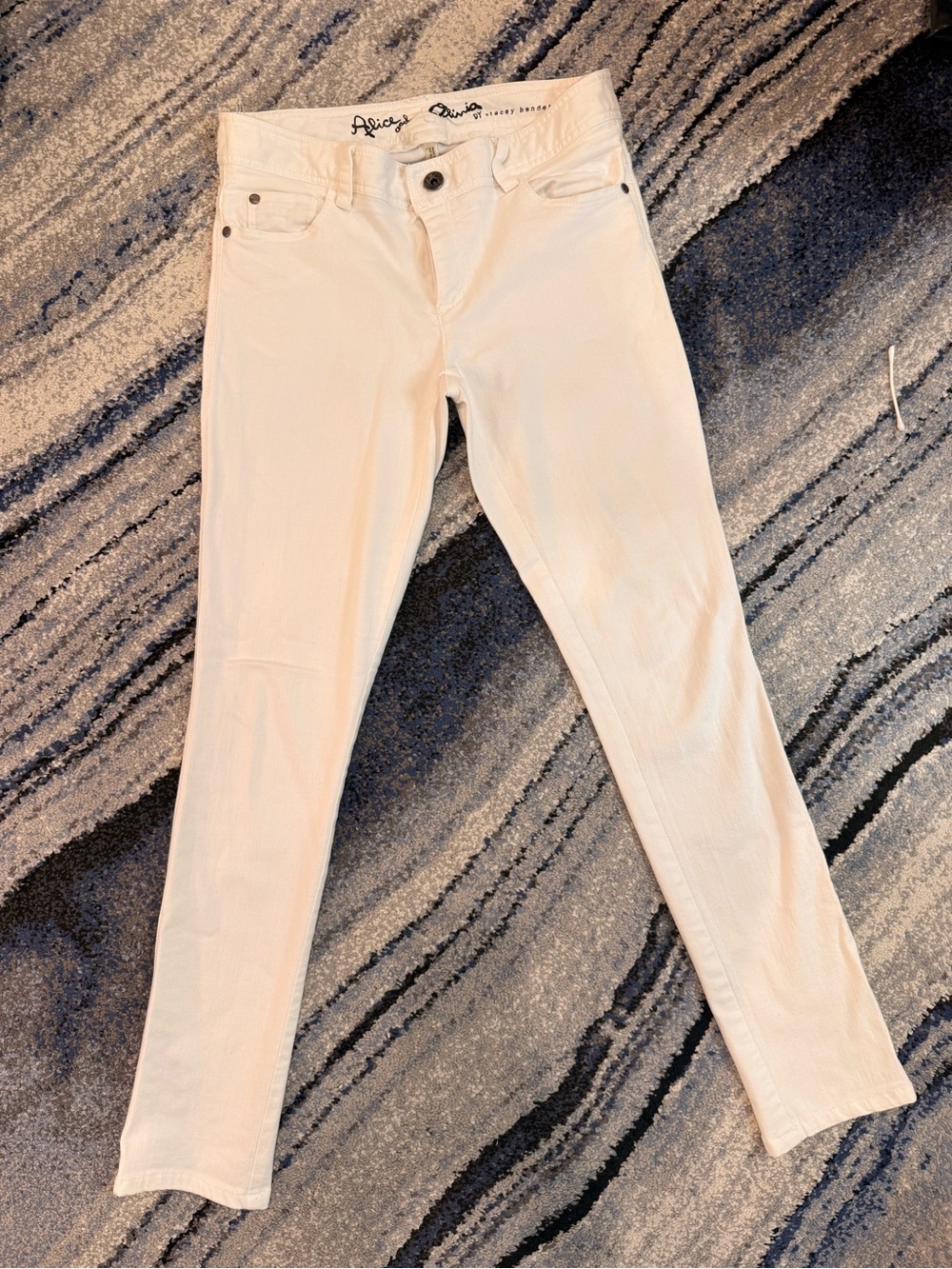 Alice + Olivia Cream Skinny Jeans - Women's